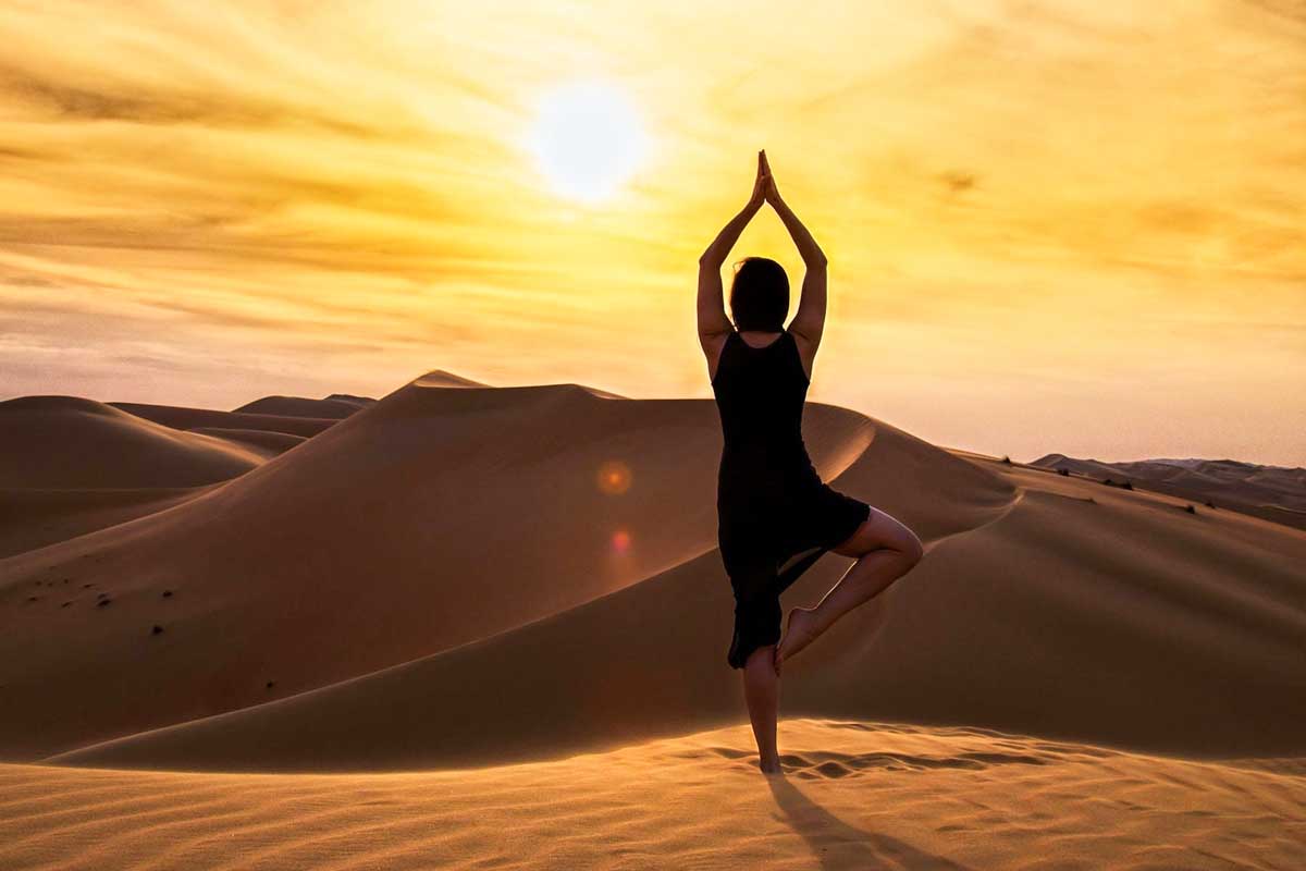 Yoga desert